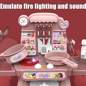 HaiLeTao-Kitchen-Toys-Imitated-Chef-Light-Music-Pretend-Cooking-Food-Play-Dinnerware-Set-Safe-Cute-C-lrmB09RW